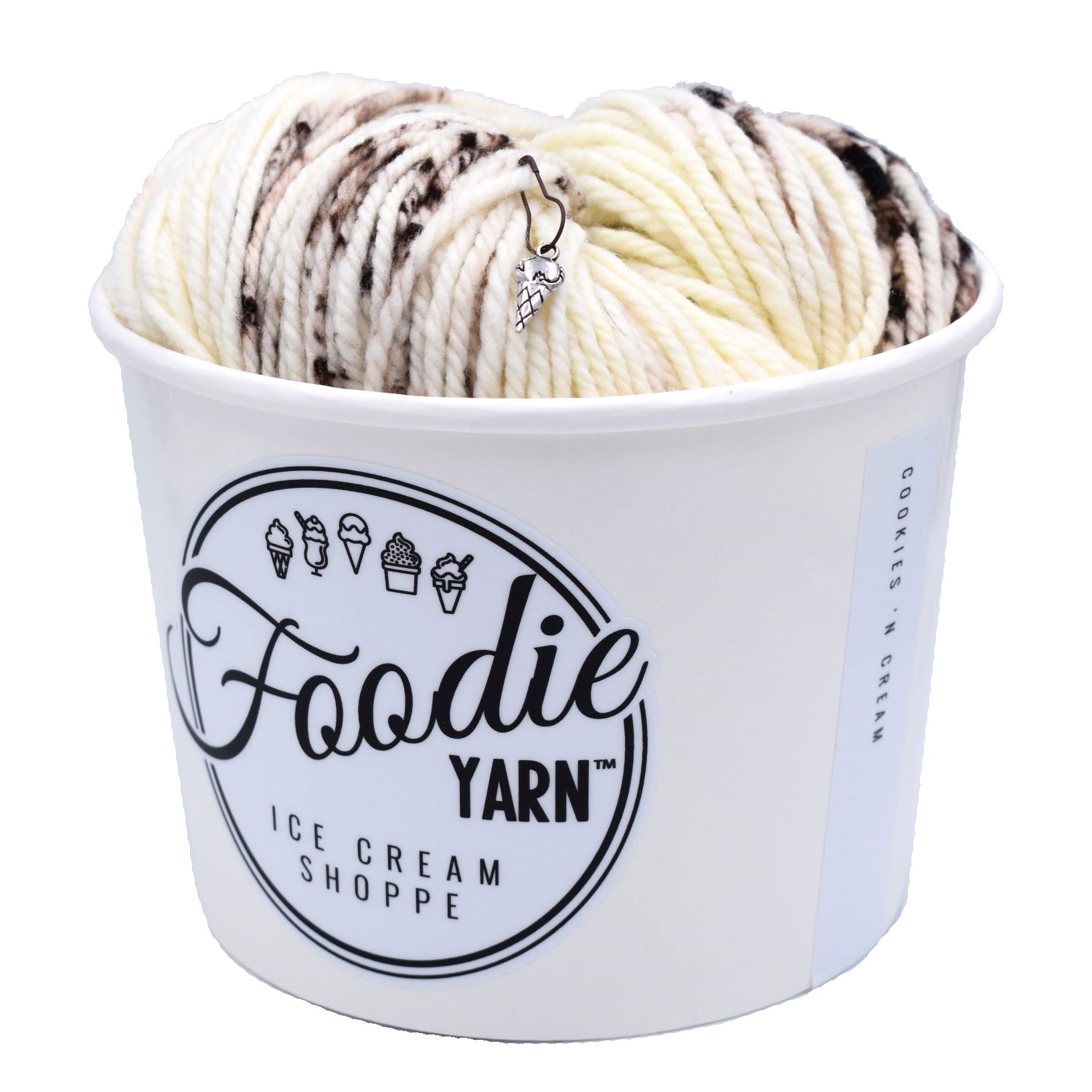 Cookies and Cream Ice Cream Yarn – Foodie Yarn