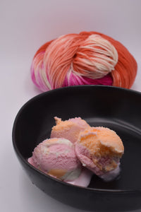 Rainbow Sherbert Ice Cream Yarn